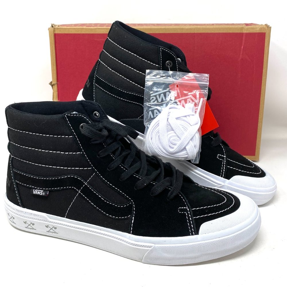 VANS Sk8-Hi Pro Bmx Demolition Sneakers Black Shoes Men's Size VN0A45JV12I - Picture 7 of 10